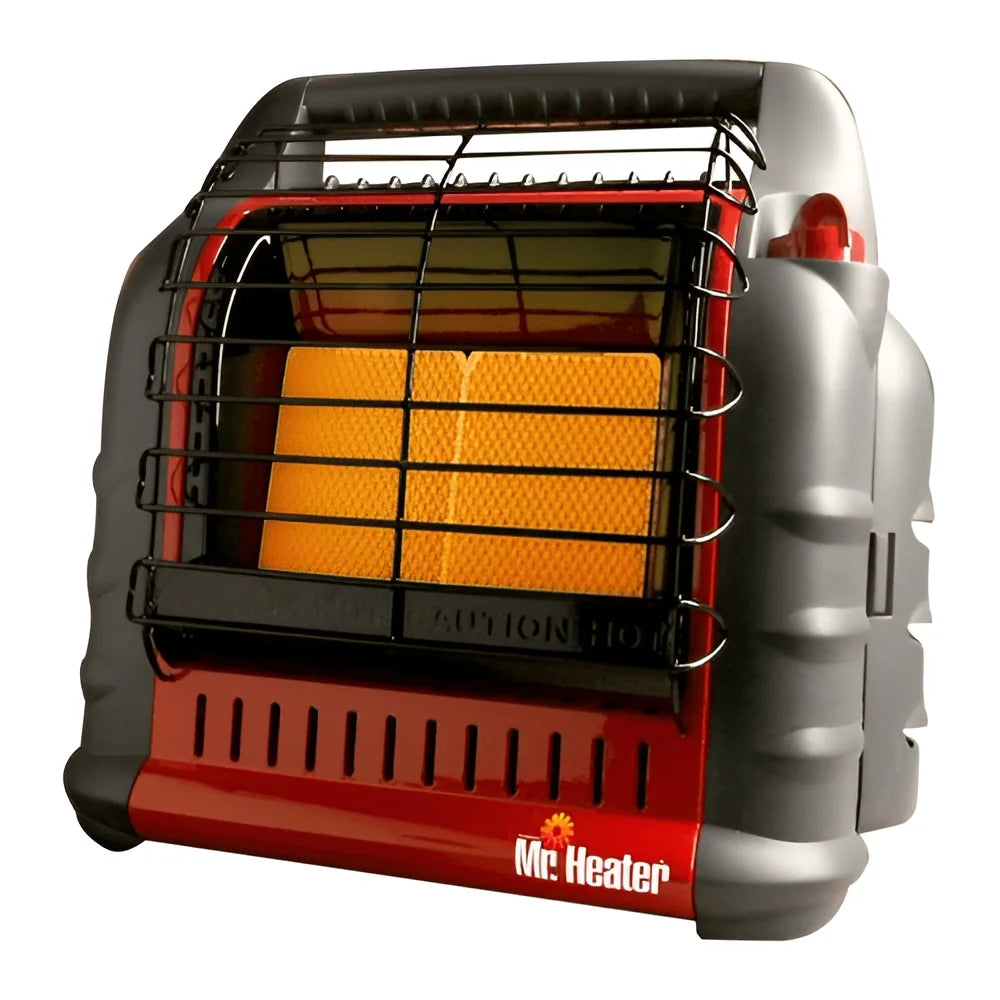 Mr. Heater Portable Big Buddy Propane Heater with 10-Feet Propane Hose Bundle