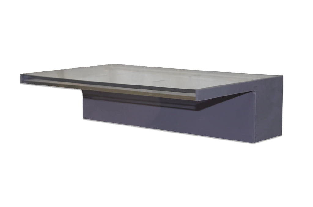 Half Off Ponds Steel Elegance Stainless Steel Spillway, 24 in., 304 SS, 1.5 in. Back Inlet, for Wet Walls & Formal Falls