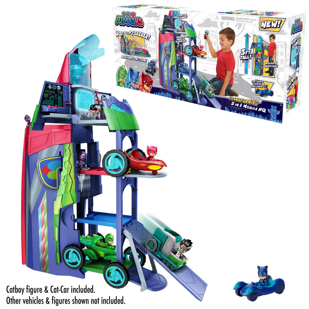 PJ Masks 2 in 1 Transforming Mobile HQ. Kids Toys for Ages 3 Up. Gifts and Presents