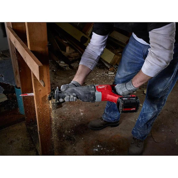 M18 18V Lithium-Ion Cordless SAWZALL Reciprocating Saw with Two 3.0Ah Batteries