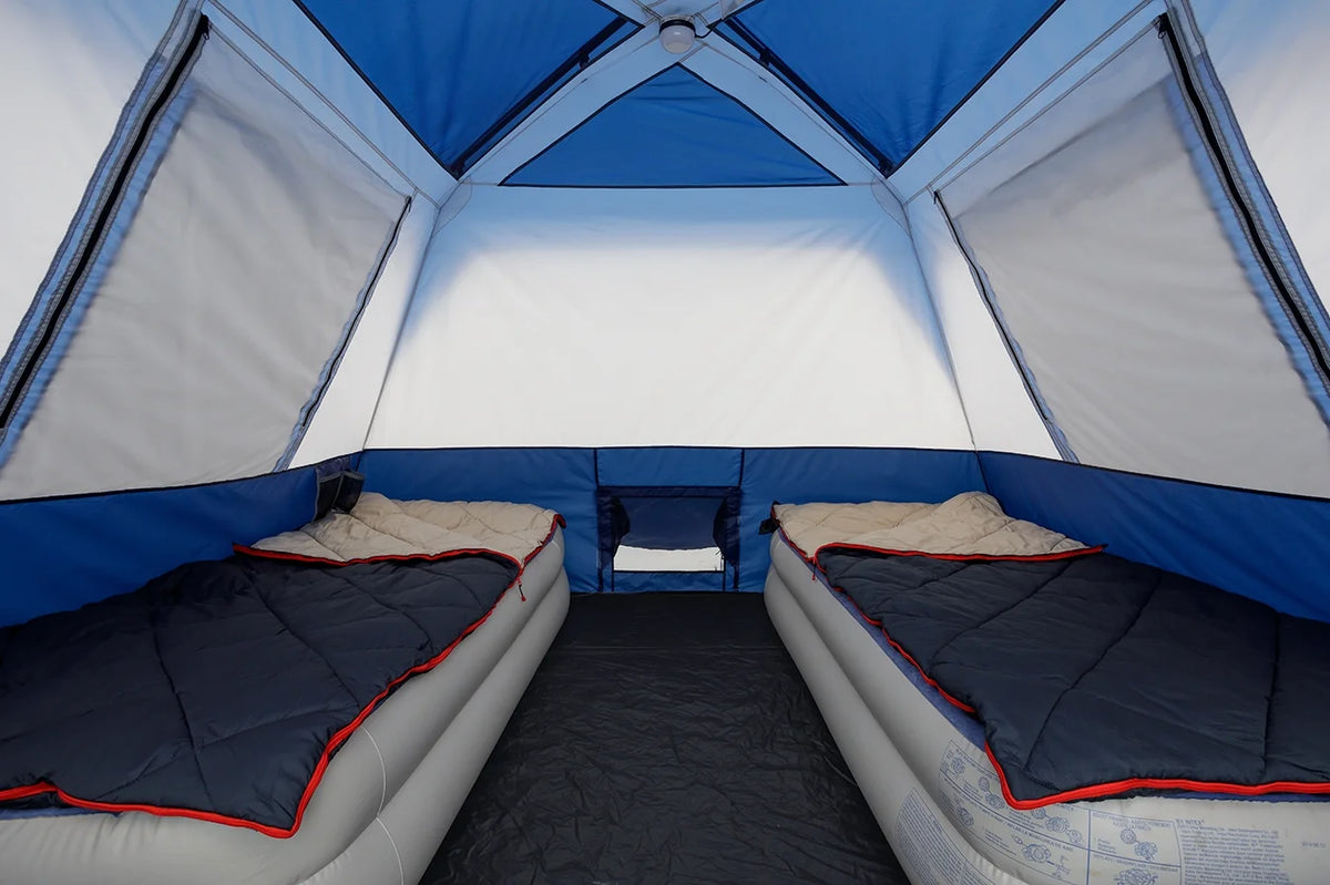 Ozark Trail 8' x 7' 4-Person Instant Cabin Tent with LED Lighted Hub, 19 lbs