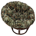 International Caravan 42 in. Papasan Chair with Tapestry Cushion