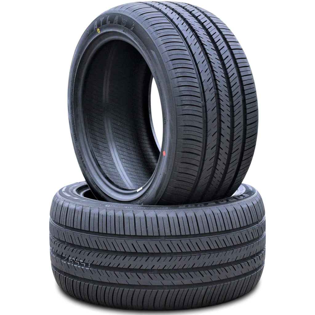 Set of 4 (FOUR) Atlas Force UHP 255/60R19 109H A/S Performance All Season Tires Fits: 2010 Buick Enclave CXL, 2021 Lincoln Aviator Base