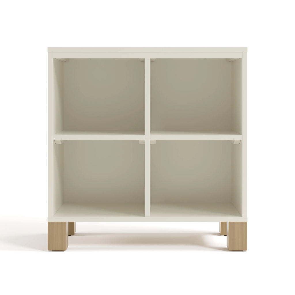 Storkcraft California Cube Organizer Children's Bookcase, Blush with Driftwood
