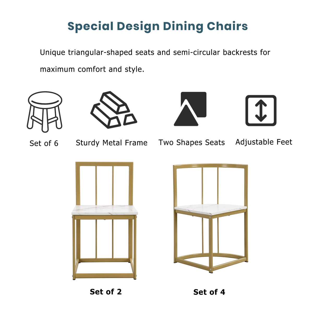 7-Piece Dining Table Set with 6Stools - Industrial Compact Kitchen Table & Chairs Sets, Space-Saving Design for Apartment, Small Space, Breakfast Nook
