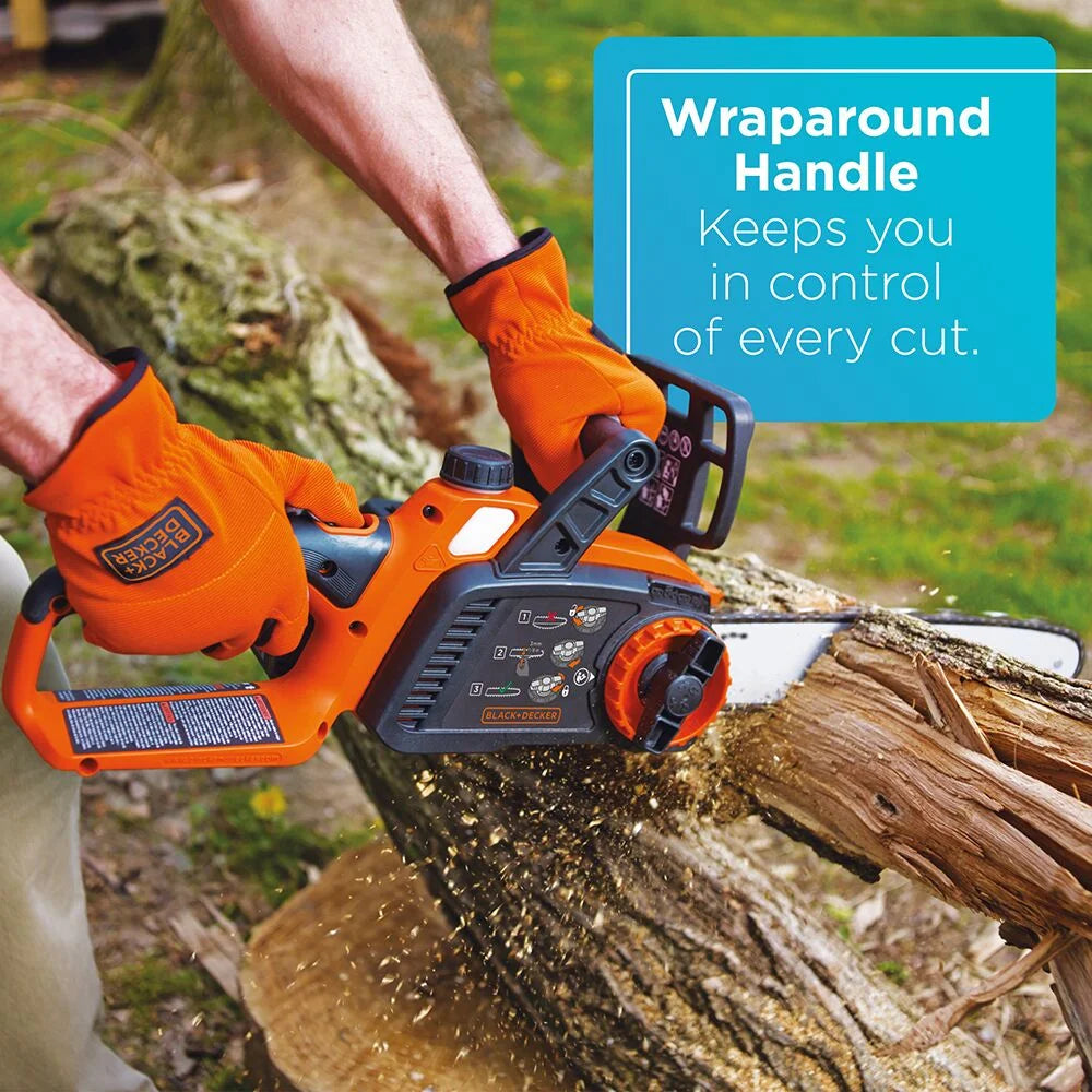 BLACK+DECKER 20V MAX* Cordless Chainsaw, 10-Inch (Tool Only), (LCS1020B)