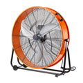 KFFKFF Industrial Drum Fan, 30 Inch with High Speed, 3-Speed 13000CFM, Heavy Duty for Commercial Purposes, 360° Flexible Tilt Mechanism, Ideal for Warehouse, Workshop, Factory, and Basement