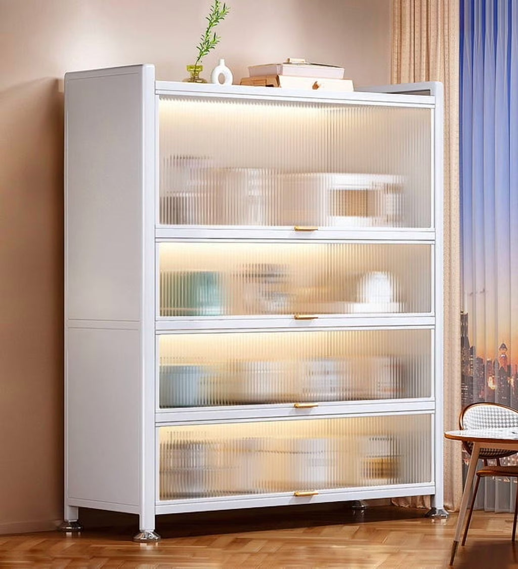 Joybos Upgraded Larger Heavy Metal Kitchen Storage Cabinet