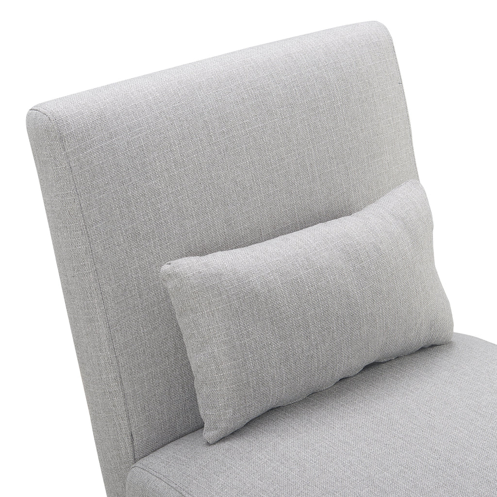 Serta Palisades Slipper Chair Pebble Gray
