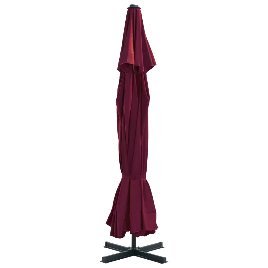 vidaXL Garden Parasol Azure Blue Polyester with PA coating Large