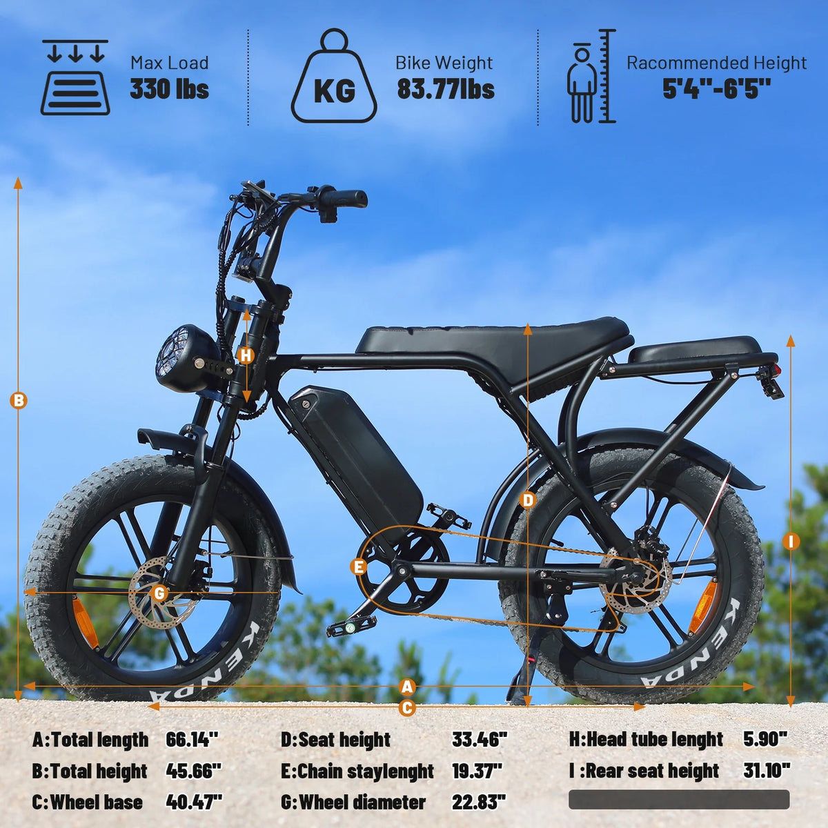 VTOKW Electric Bike for Adults,1000W Peak Motor Adult Electric Bicycle,48V 15.6Ah Battery,Up to 31MPH,20'' Fat Tire Ebike,Dual Disc Brakes Mountain Bike for Cycling,7 Speed E Bike,E-bike UL2849