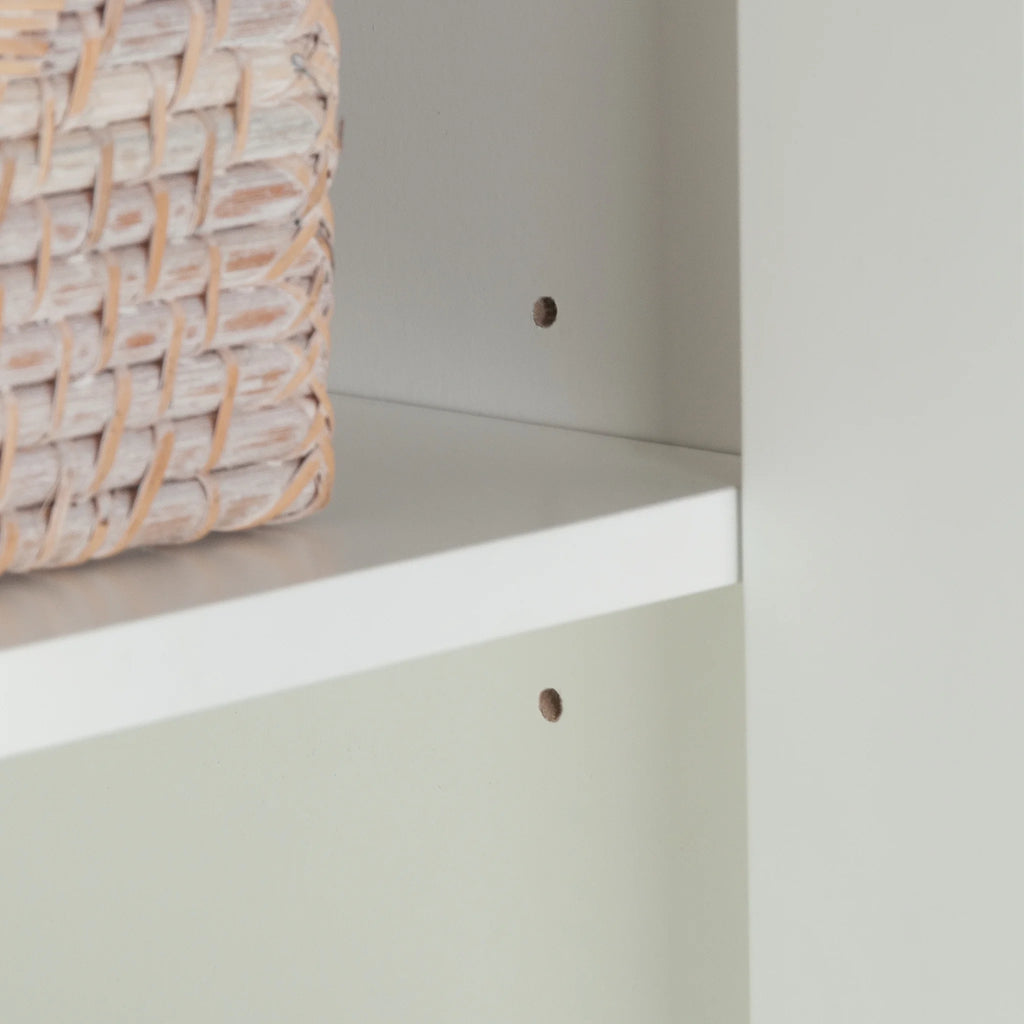 Sauder Two-Door Storage Cabinet, White Finish