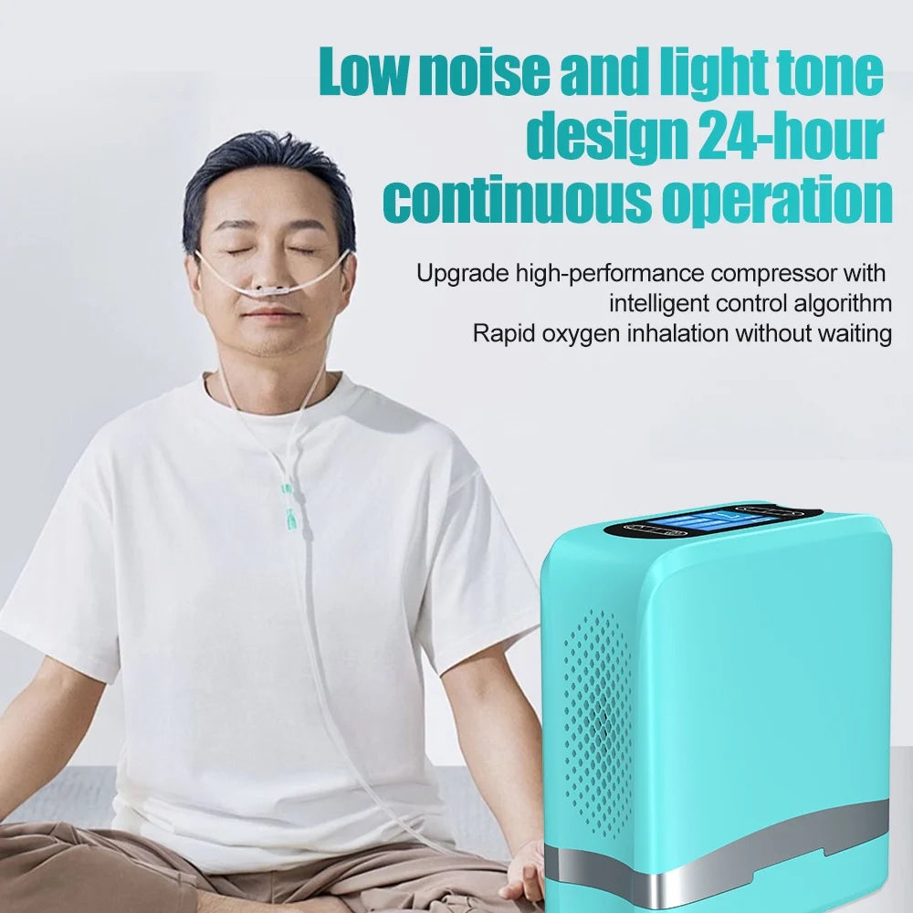 Portable&Travel Use 1~7L/Min Oxygen ??????????tor-Tube & 93%-concentration Machine ????th Full Accessories,4.4??????