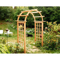 Creek Vine Designs EY66ARCVD Cedar Arched Arbor - 66 in. Opening
