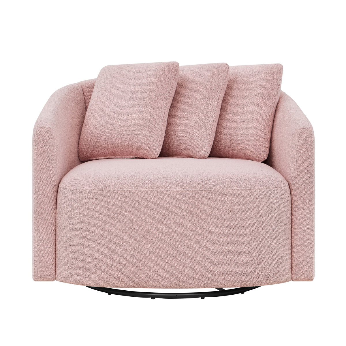 Beautiful Drew Accent Chair by Drew Barrymore, Cream Boucle
