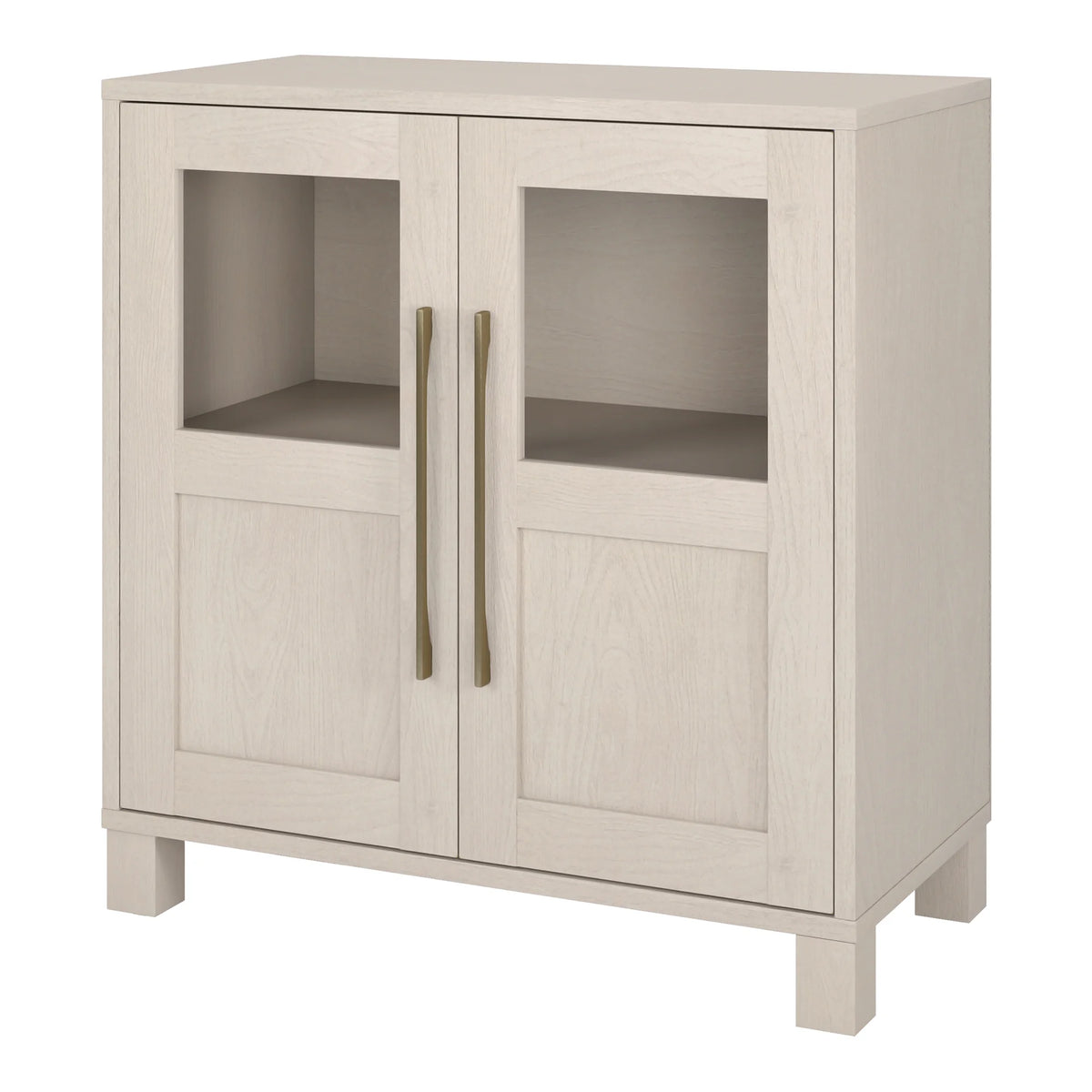 Evelyn&Zoe Holbrook Rectangular Accent Cabinet, Alder White
