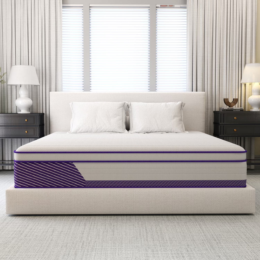12 inch Twin Mattress,Hybrid Mattresses Medium Firm in a Box