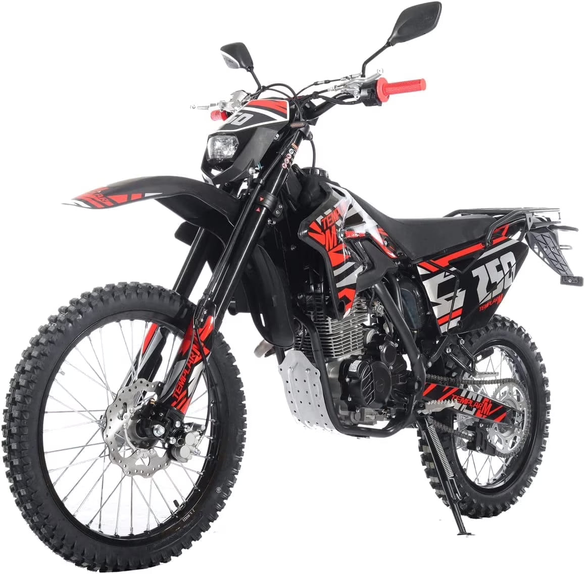 X-Pro Templar M 250cc Gas Dirt Bike with Zongshen Engine 5 Speed Pit Bikes Adult Pitbike, Big 21"/18" Wheels!