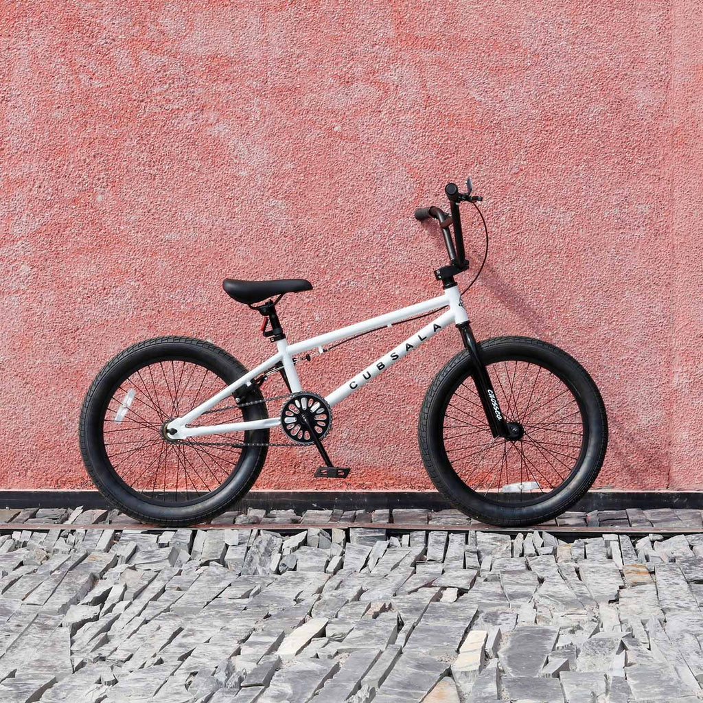 cubsala 20 in Freestyle BMX Kids Bike for Age 6-14 Years Old Boys Girls , Black & Green
