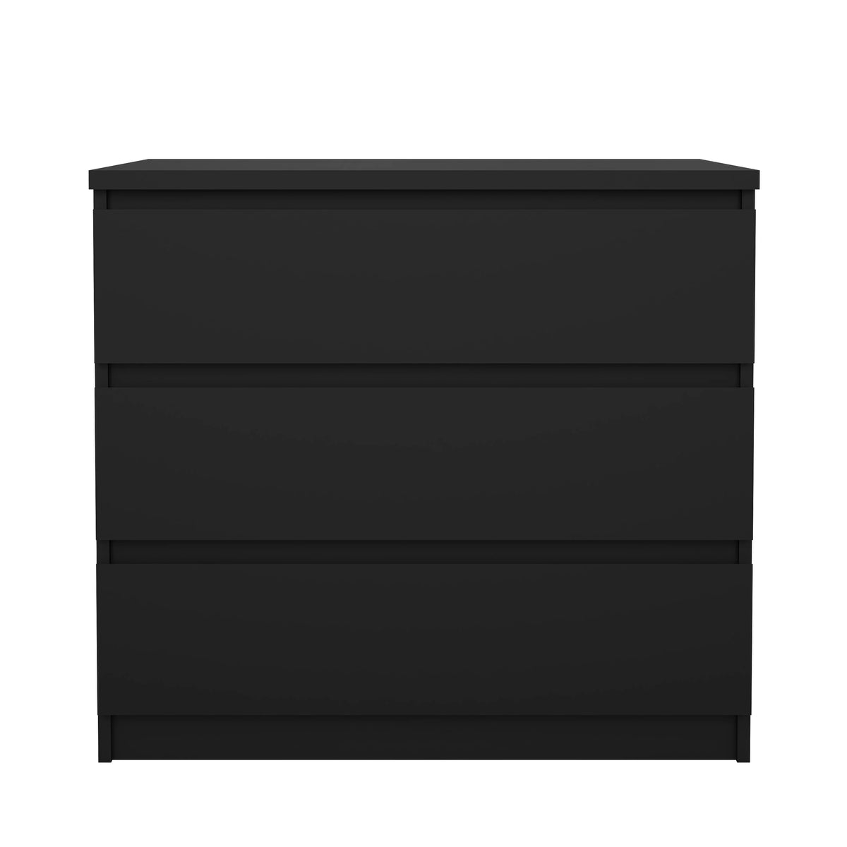Tvilum Scottsdale 3 Drawer Chest Dresser for Adults, White High Gloss