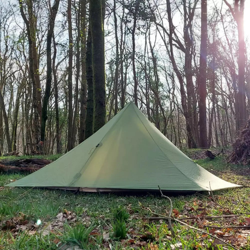 Night Cat 1 Person Trekking Pole Tent for Backpacking Hiker - Ultralight Tent