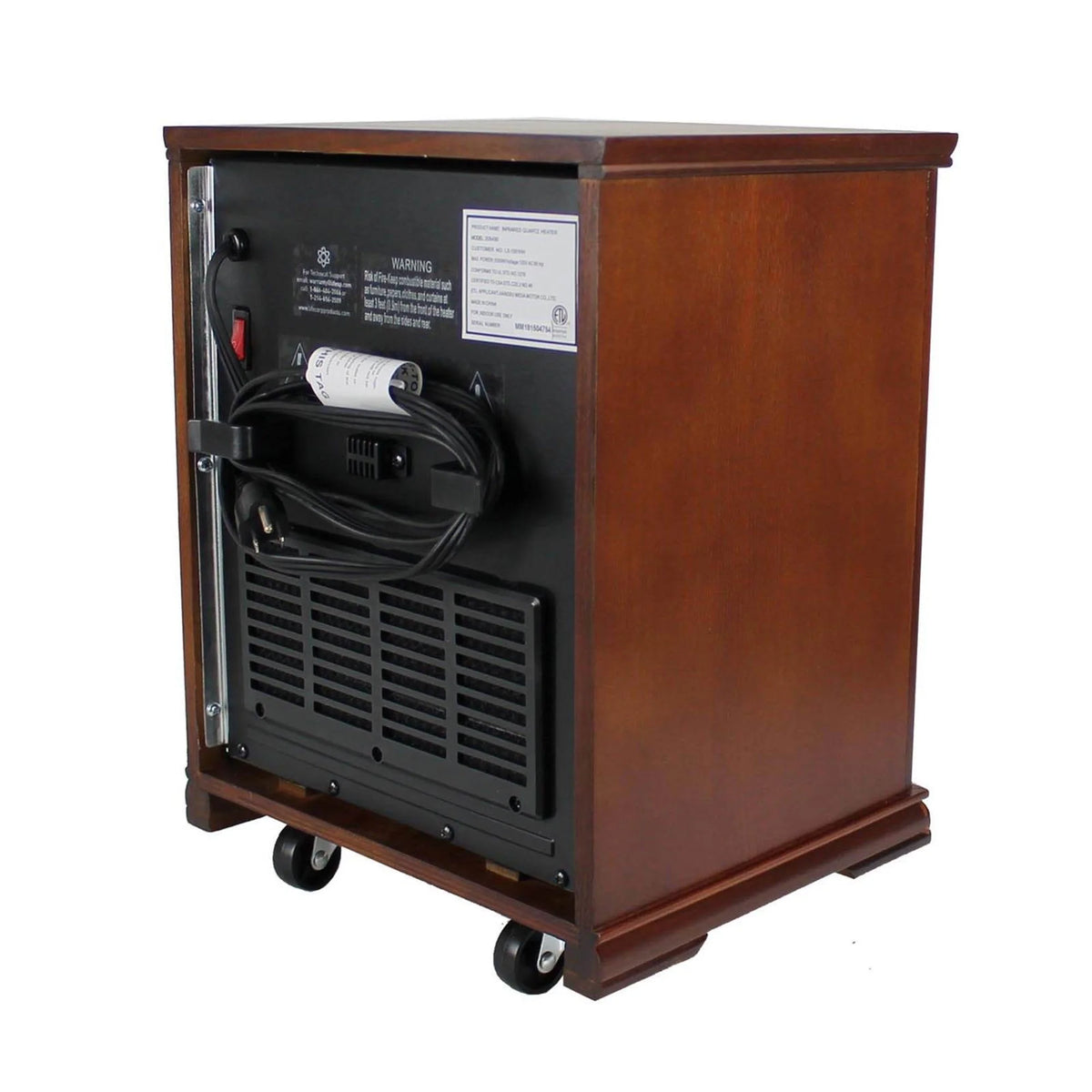 LifeSmart LifePro 4 Element 1500W Electric Infrared Quartz Space Heater