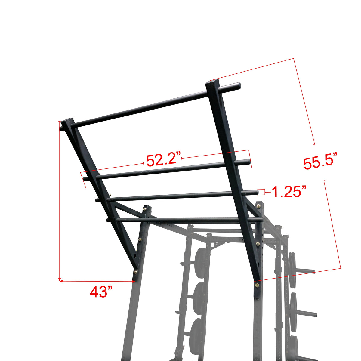 Titan Fitness Flying Ladder Pull-Up Chin Up Bar For Power Racks