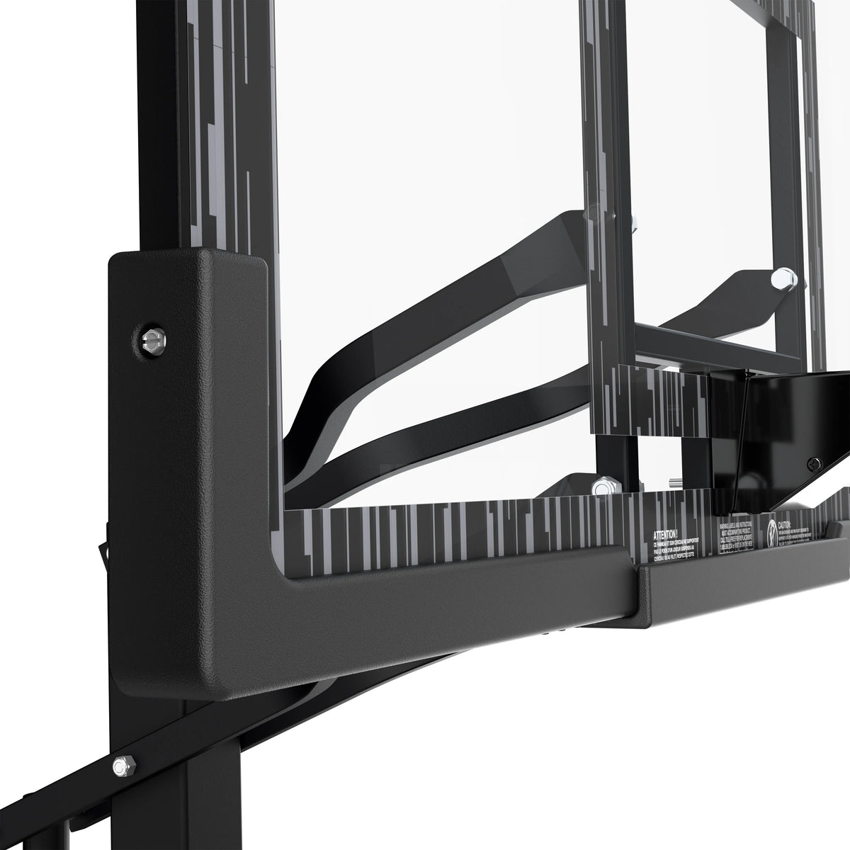 Spalding 60-Inch Portable Basketball Hoop with Acrylic Backboard, Screw Jack Lift & Arena Slam Rim-Outdoor Play