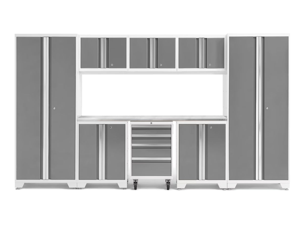 NewAge Products Bold Series 9-Piece Garage Storage Cabinet Set