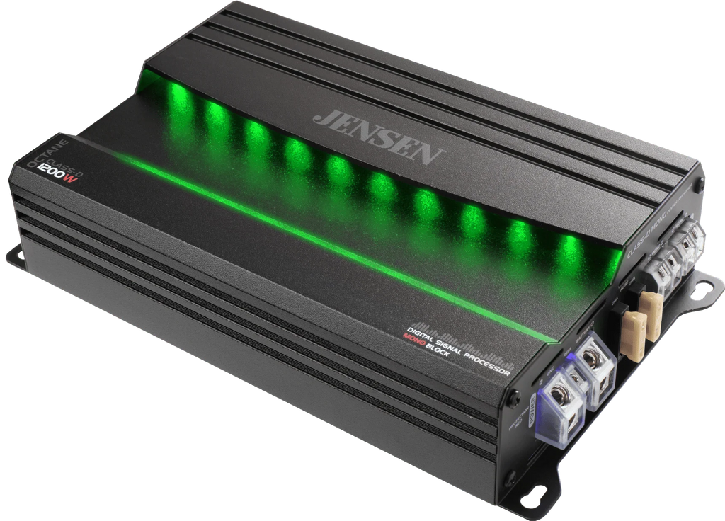 JENSEN XDA91RB Class-D Mono Amplifier with 240 Watts x 1 RMS,1200 Watts Peak Power