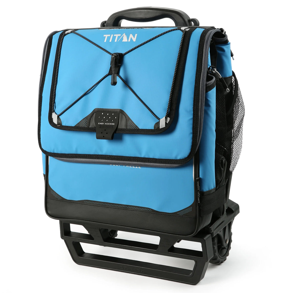 Arctic Zone? Titan Deep Freeze? 60(50+10) Can/40 Quart Wheeled Cooler - Process Blue