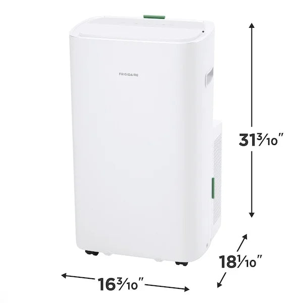 Frigidaire 8,000 BTU Portable Air Conditioner with Dehumidifier Mode for Rooms up to 150 Sq. Ft., White