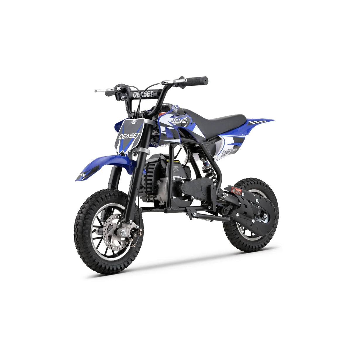 QEASET 49CC Dirt Bike, Gas Powered Mini Bike, Red