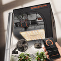 2025 Spider Farmer 2��x2�� Smart Complete Grow Tent KitحSF1000 301H EVO Full Spectrum LED Grow Lightح4�� Ventilation System with Speed ح Controller With RJ12 portح6�� Clip on fan