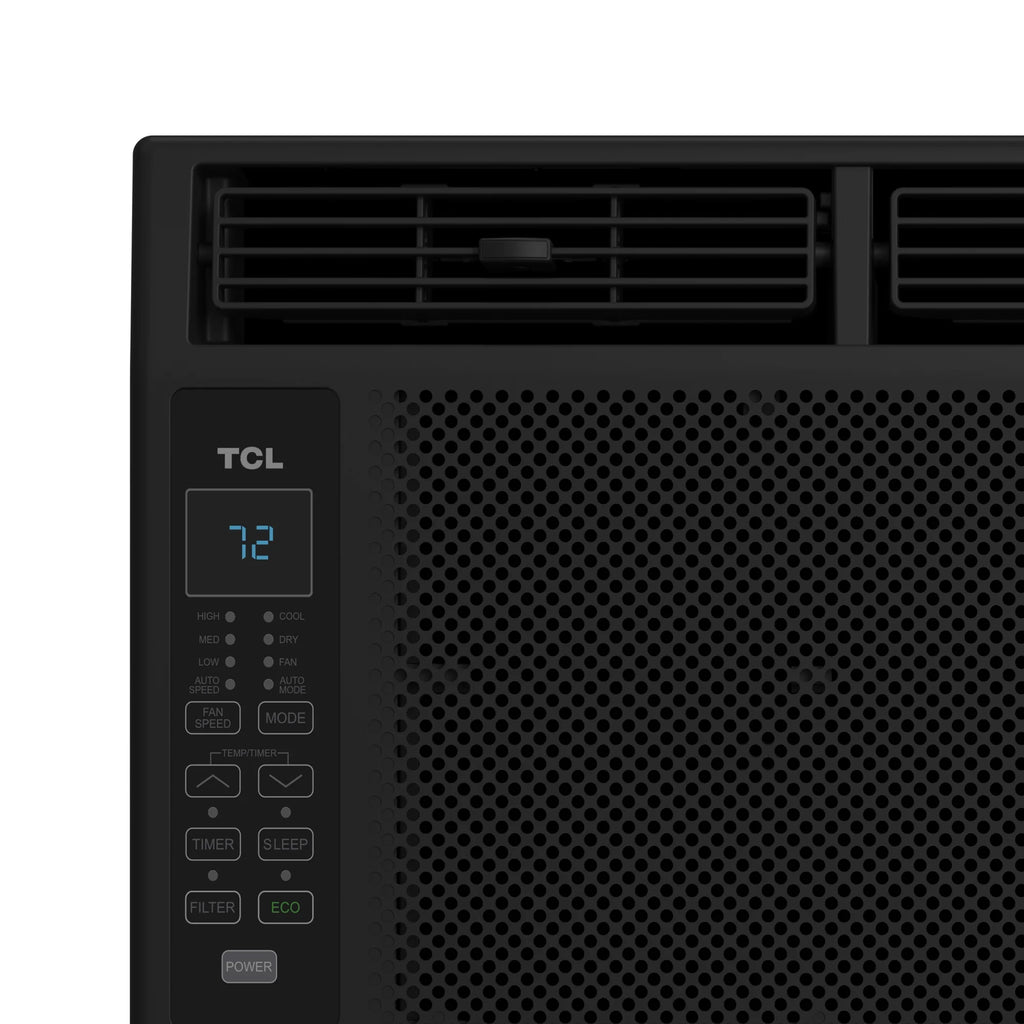 TCL 6,000 BTU Window Air Conditioner, 250 sq. ft., LED Display, Included Remote,  White, W6W32