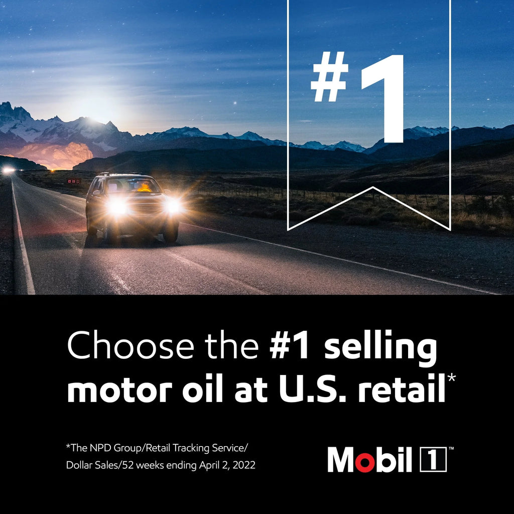 Mobil 1 Advanced Full Synthetic Motor Oil 5W-20, 5 qt  (3 Pack)