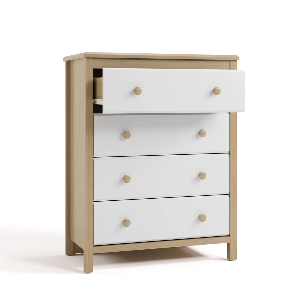 Storkcraft Alpine 4 Drawer Nursery Dresser, White