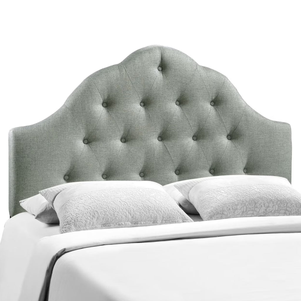 Modway Sovereign Queen Upholstered Fabric Headboard in Beige