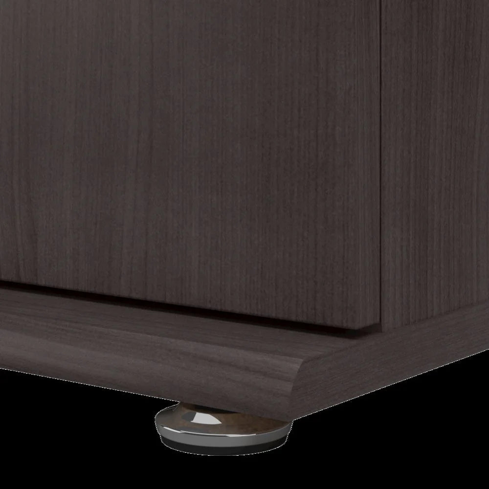 Universal Tall Narrow Storage Cabinet in Platinum Gray - Engineered Wood