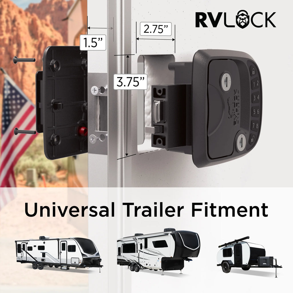 RVLock Compact Keyless Rv Door Lock