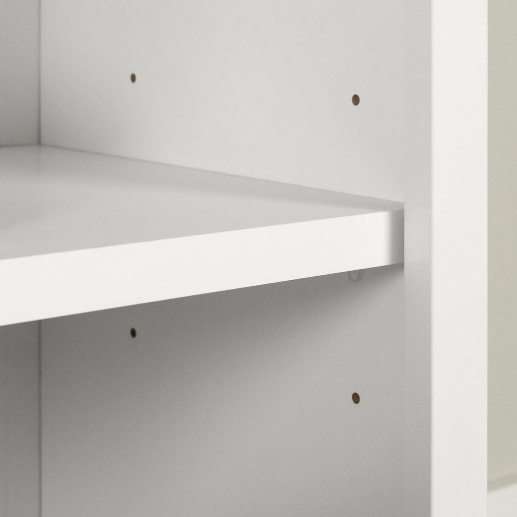 Gascony 4-Shelf Bookcase-Rubbed Black-South Shore