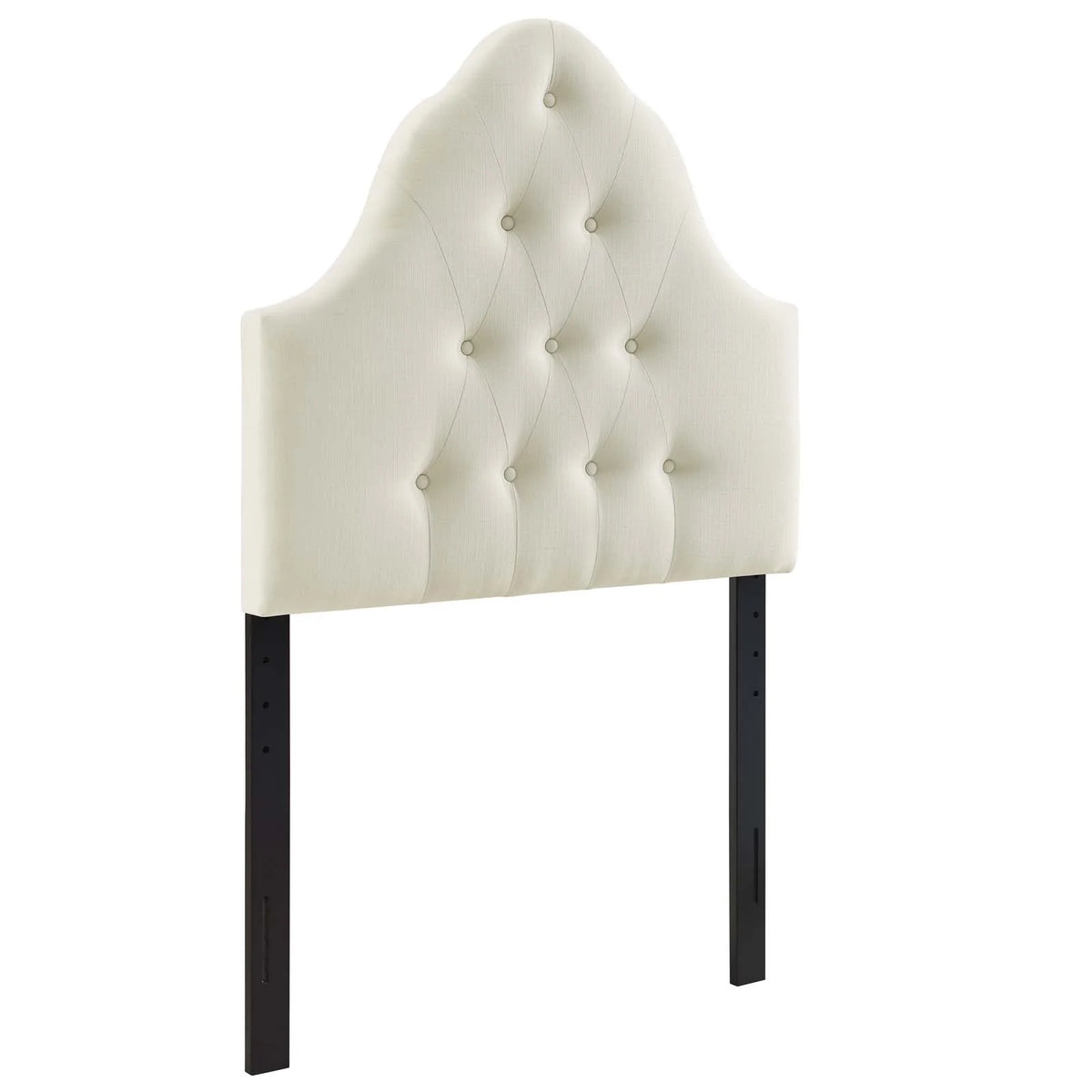 Modway Sovereign Queen Upholstered Fabric Headboard in Beige