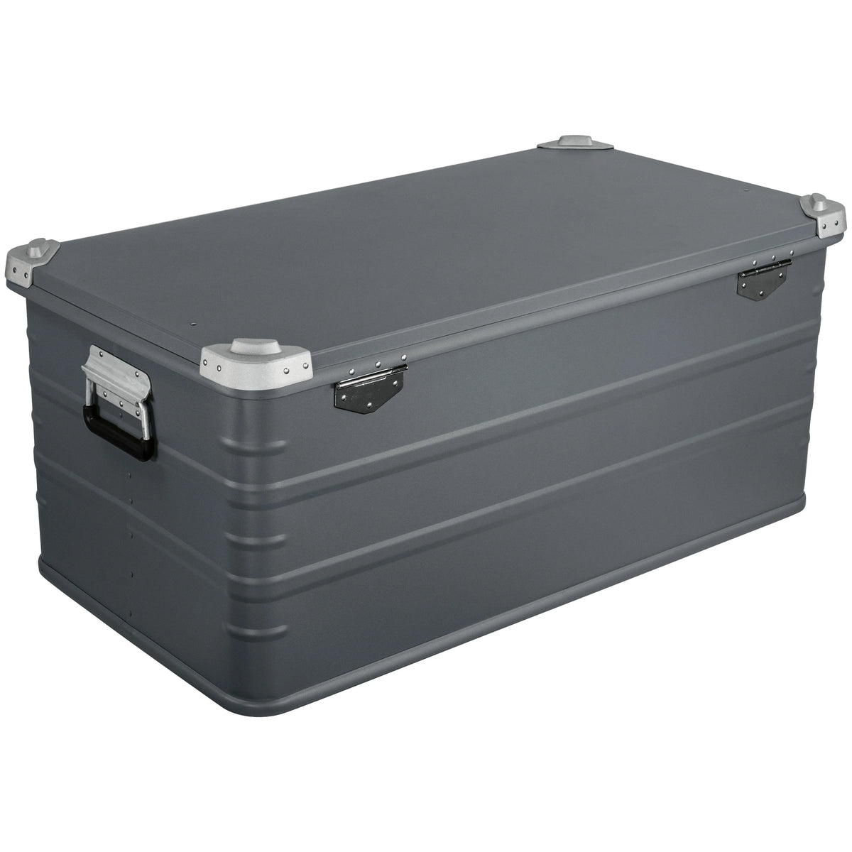 Crossover Aluminum Overland Storage, Trunk, Metal Cargo Case, Storage Box (147L X-Large, Black)