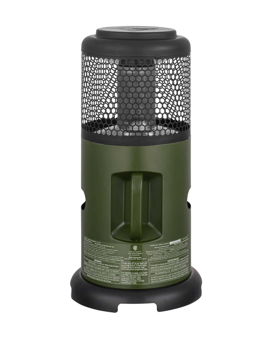 Ozark Trail 360�� Propane Portable Indoor/Outdoor Heater, Green