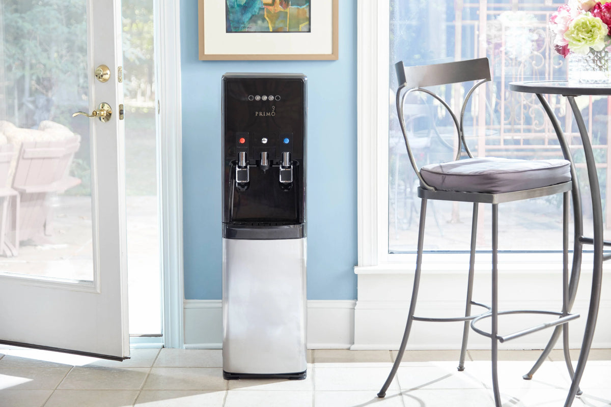 Primo Water® Bottom Loading Pro 2 Temp Water Dispenser with Single-Serve Coffee Maker, Black