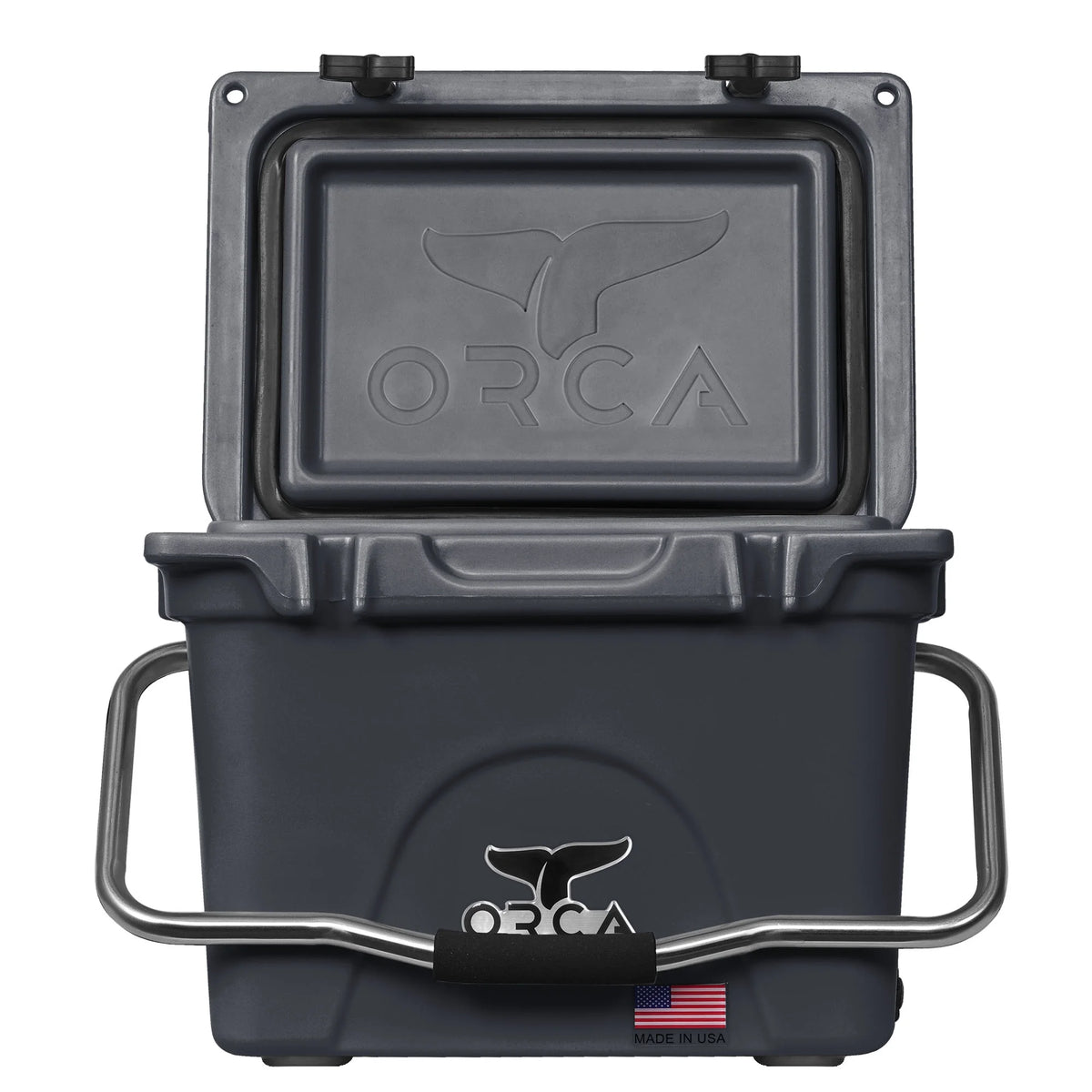 ORCA 20 Quart Hard Side Cooler Insulated Ice Chest, Starboard Blue