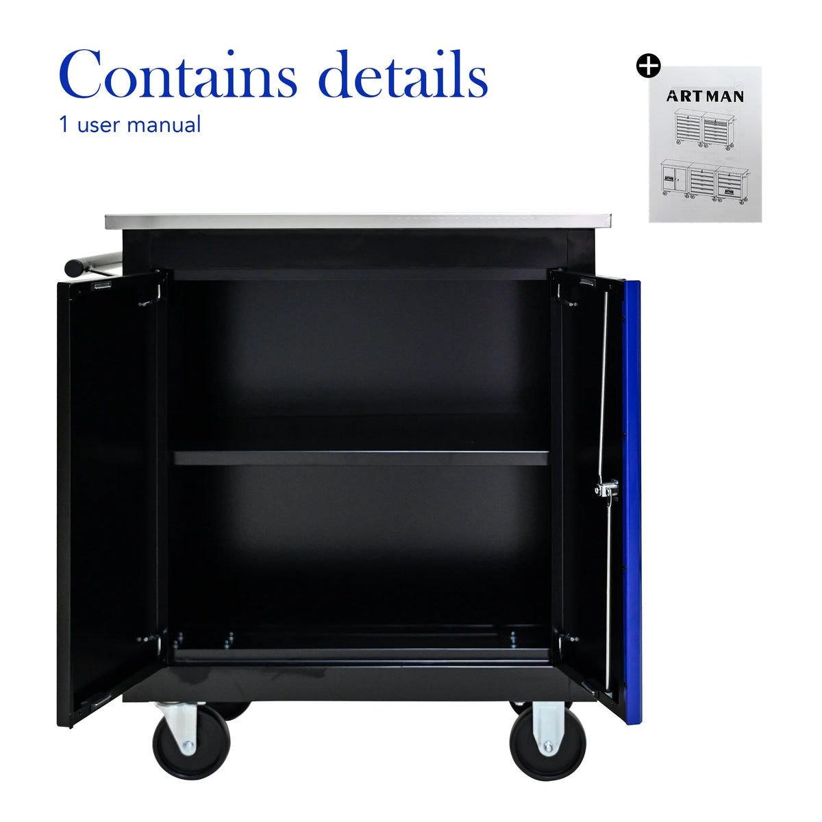 ARTMAN 6-Drawer Tool Storage Chest with  Lockable Wheel,6 Drawer  Tool Storage Cabinet for Garage, Warehouse , Repair Shop