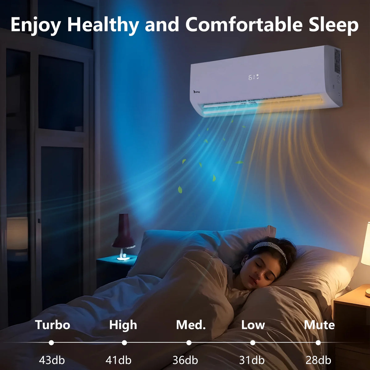Ktaxon 2 Zone 9000 + 9000 BTU WIFI Mini Split AC/Heating System, 19 SEER2 Dual Zone 18000 BTU Ductless Split Air Conditioner with Pre-Charged Condenser, Heat Pump & 25Ft Installation Kit, 208-230V