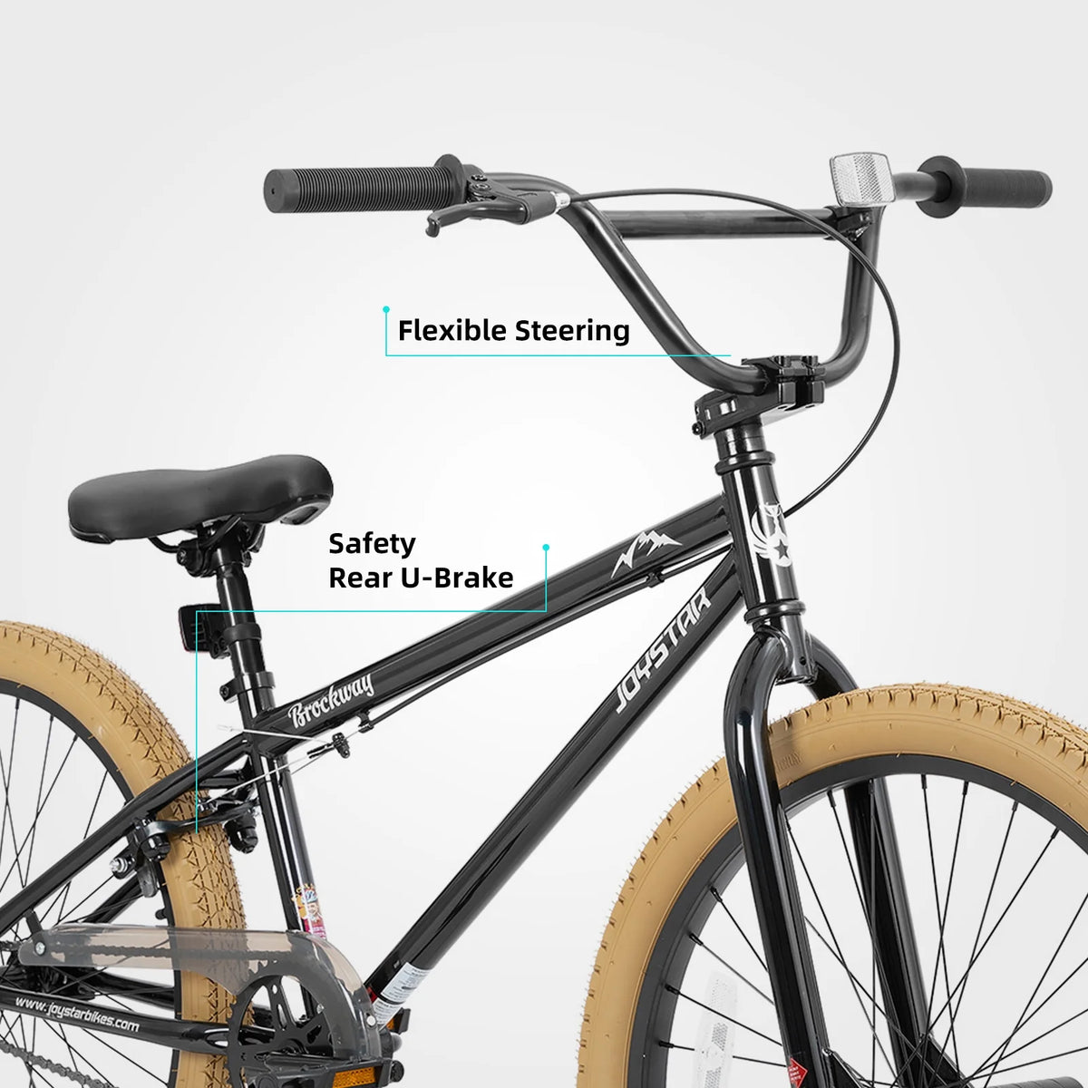 JOYSTAR Brockway Freestyle Kids BMX Bikes 20" Kids Bicycles for 6-11 Years Old Boys Girls, Multiple Colors