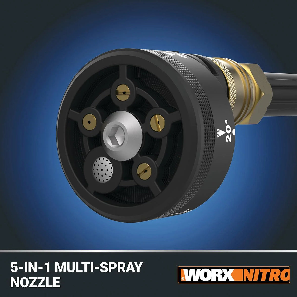 Worx Nitro 710 MSI 20V Brushless Hydro shot Plus Portable Power Cleaner